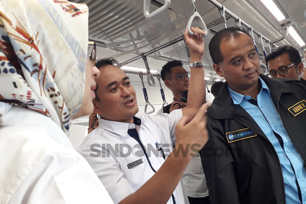 Jajal MRT, Airin Berharap Jalur Bisa Tersambung ke Tangsel