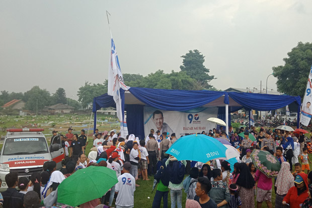 Ribuan Warga Antusias Hadiri Kampanye Terbuka Partai Perindo di Bekasi
