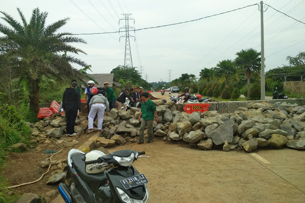 Soal Pembukaan Blokade Jalan R3, Pemkot Bogor Janji Dua Bulan Lagi