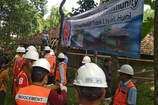 Ratusan Rumah Tak Layak Huni di Bogor Direnovasi Indocement