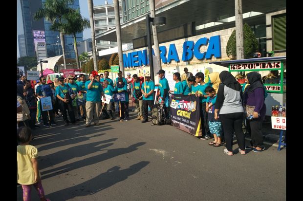 BBTNGGP Kampanyekan Pendaki Cerdas di CFD Jakarta