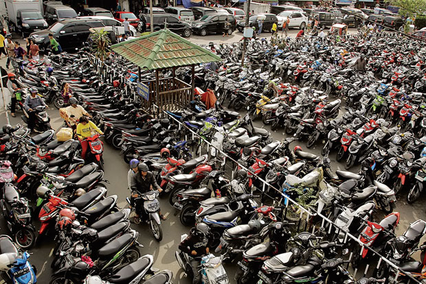 Catat! Ini Kantong Parkir Saat Jokowi Kampanye Akbar di SUGBK Besok