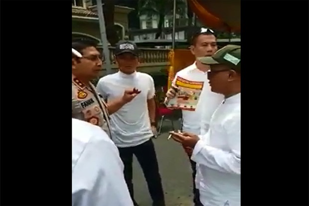 Pakai Pin Garuda, Tujuh Anggota FPI Diamankan Polisi
