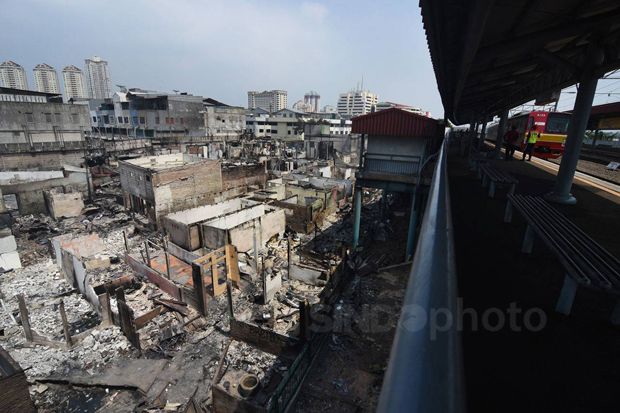 DKI Akan Bangun Hunian Sementara Korban Kebakaran Kampung Bandan