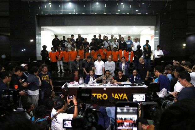 Polda Metro Jaya Paparkan 257 Pelaku Kerusuhan di Jakarta