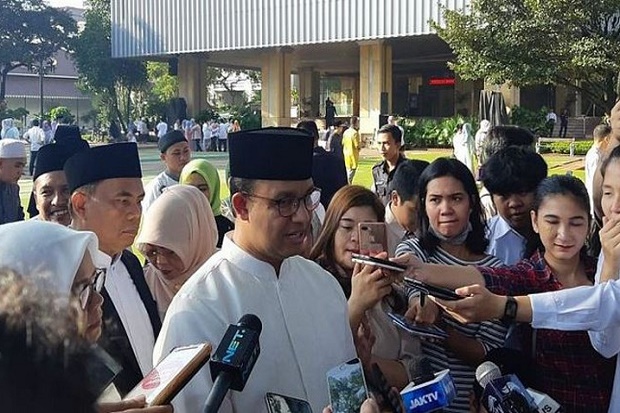 Idul Fitri 1440 H, Anies Baswedan Sampaikan Permintaan Maaf pada Warga DKI