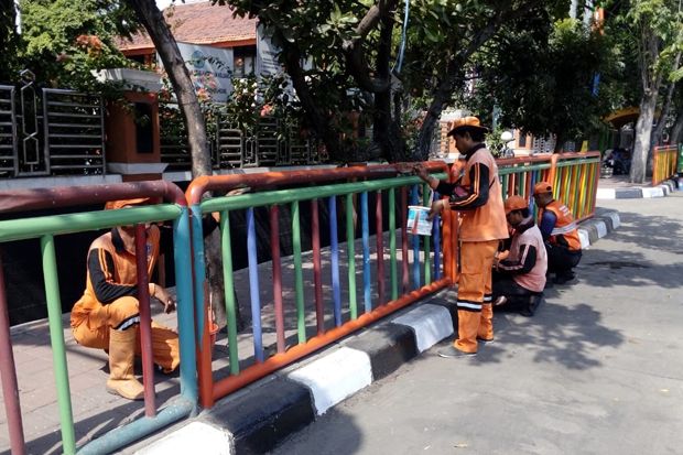 Jelang HUT DKI, Kantor Lurah di Jakarta Utara Bersolek