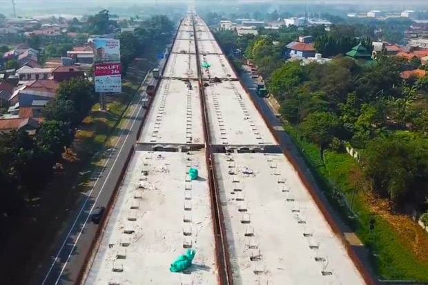 Konstruksi Jalan Tol Jakarta Cikampek II Ditargetkan Selesai September