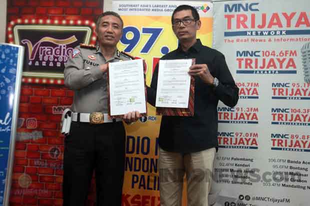 MNC Radio Tandatangani MoU dengan Ditlantas Polda Metro Jaya