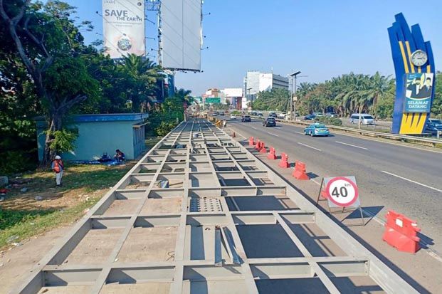 Perbaikan Jalan, Jasa Marga Berlakukan Contraflow di Jalan Tol Sedyatmo