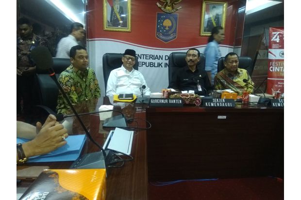 Kemenkumham, Gubernur Banten dan Wali Kota Tangerang Gelar Pertemuan Tertutup