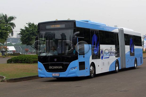 Akhir 2019, Pembayaran Bus Transjakarta Gunakan Sistem Tap on Bus
