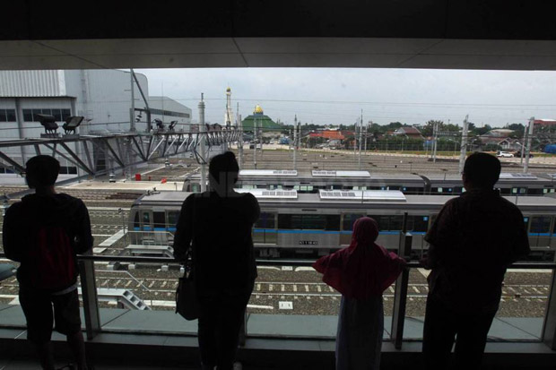 Dishub Lakukan Kanalisasi Lajur Angkutan di Stasiun MRT Lebak Bulus
