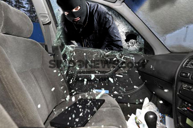 Polisi Buru Pelaku Pencurian Pecah Kaca Mobil di Sunter