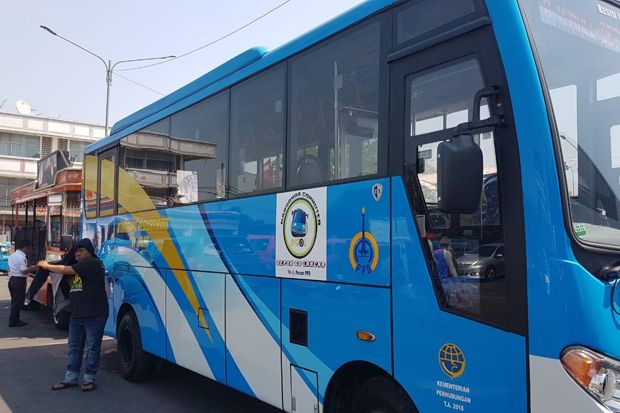 Urai Kemacetan saat Weekend, Bus Margonda Commuter Depok Diluncurkan