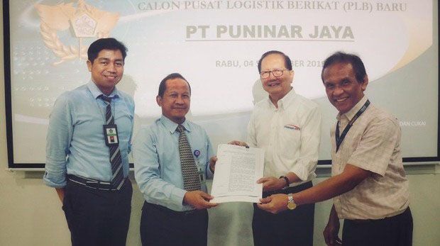 Kanwil Bea Cukai Jakarta Berikan Izin PLB kepada PT Puninar Jaya