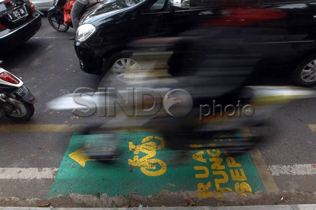 DKI Segera Uji Coba Jalur Sepeda di 17 Ruas Jalan Ibu Kota