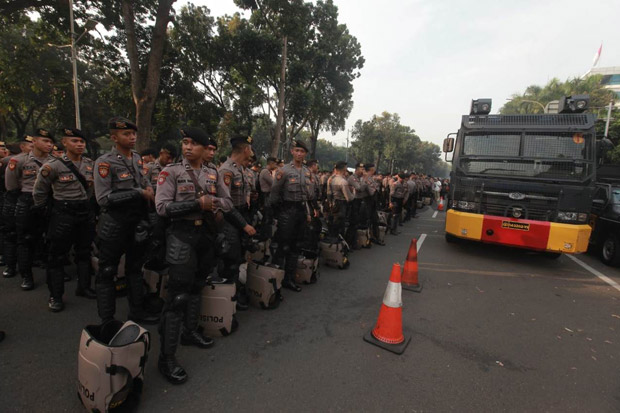 Pengamanan Pelantikan Presiden di Gedung DPR/MPR Terbagi Tiga Ring