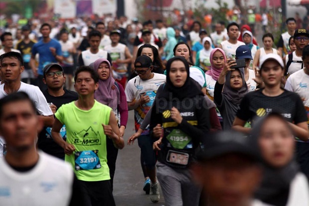 Ada Jakarta Marathon, Ratusan Personel Polisi Dikerahkan Atur Lalin