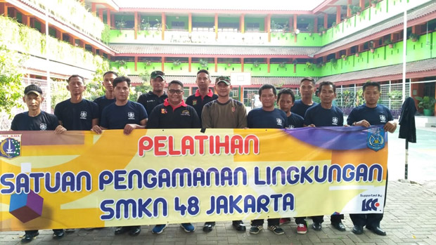 Tingkatkan Keamanan, SMK 48 Jakarta Timur Gelar Pelatihan Katpuan