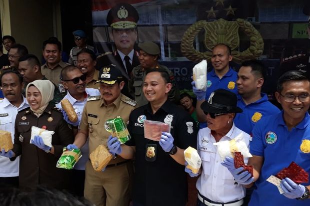 Polres Jakarta Barat Musnahkan 37,9 Kg Sabu dan 20.000 Pil Ekstasi