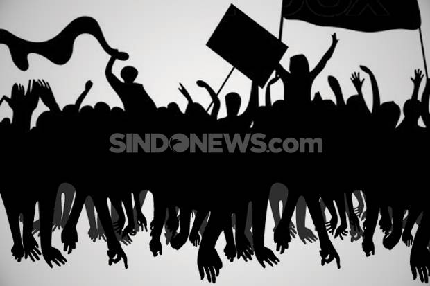 Ratusan Warga Bekasi Demo di Depan Istana Negara Jakarta