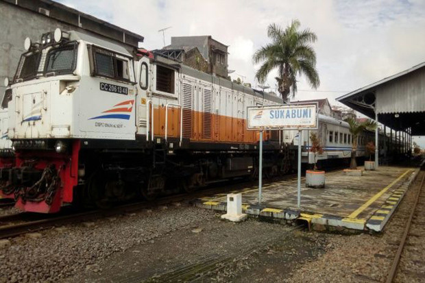 Longsor, KA Pangrango Sukabumi-Bogor Hanya Sampai Stasiun Cigombong