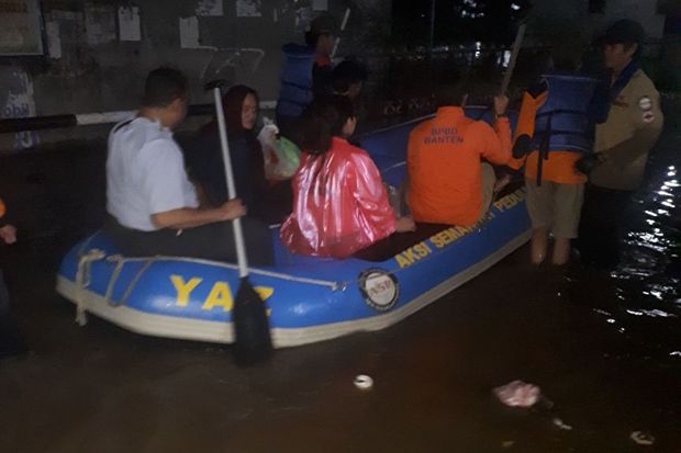 250 Titik Banjir Kepung Kota Tangerang