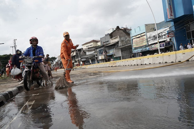 Banjir Jakarta Surut, Sistem Ganjil Genap Kembali Diberlakukan