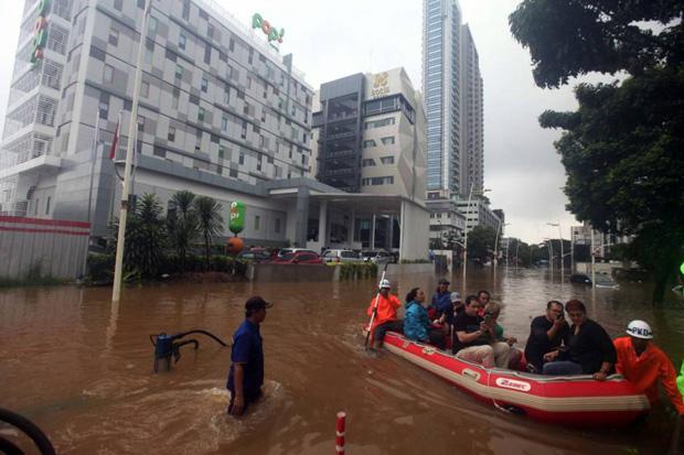 Kerugian Banjir Jakarta Lebih dari Rp1 Triliun