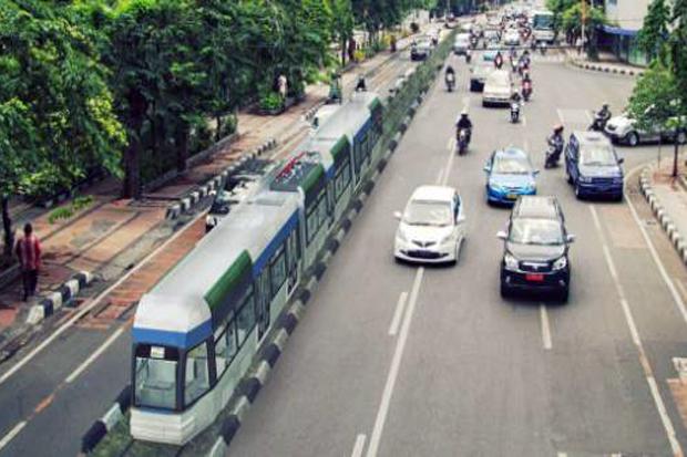 Koridor Perdana Tram Way Bogor Sejauh 7,1 Km