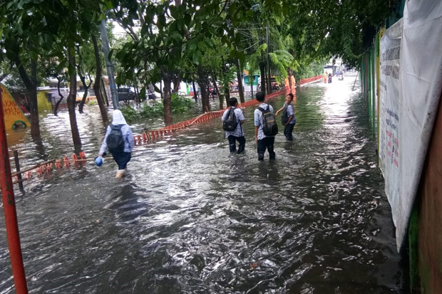 Diguyur Hujan Deras, Tujuh Kelurahan di Jakarta Utara Tergenang Banjir