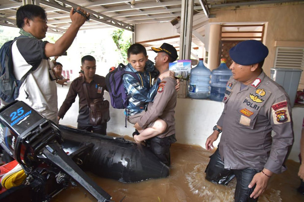 Kapolda Metro Jaya Sebut Banjir Jakarta Masih Kategori Wajar