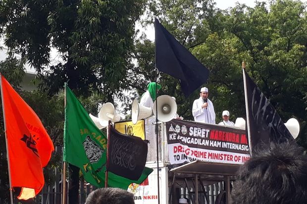 Saat Demo Kedubes India, Ketum FPI Sebut Umat Islam Bagaikan Lebah