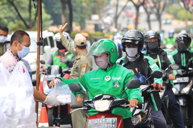 PSBB Diberlakukan di Jakarta, Ojol Hanya Diperbolehkan Antar Barang